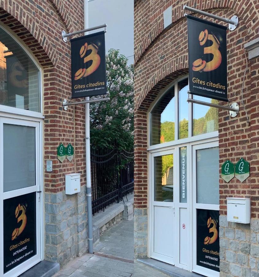 Les 3 Chapeaux Dinant 6P Les Canotiers 4P Avec Terrasse Le Melon 2P Sans Terrasse Esterno foto
